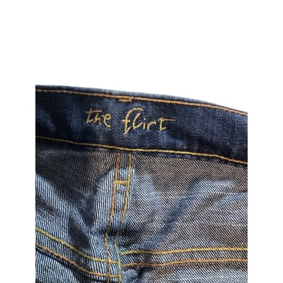 Old Navy The Flirt Womens Denim Jeans Mid Rise Stretch Blue Sz 18 Short Bootcut - Picture 10 of 13